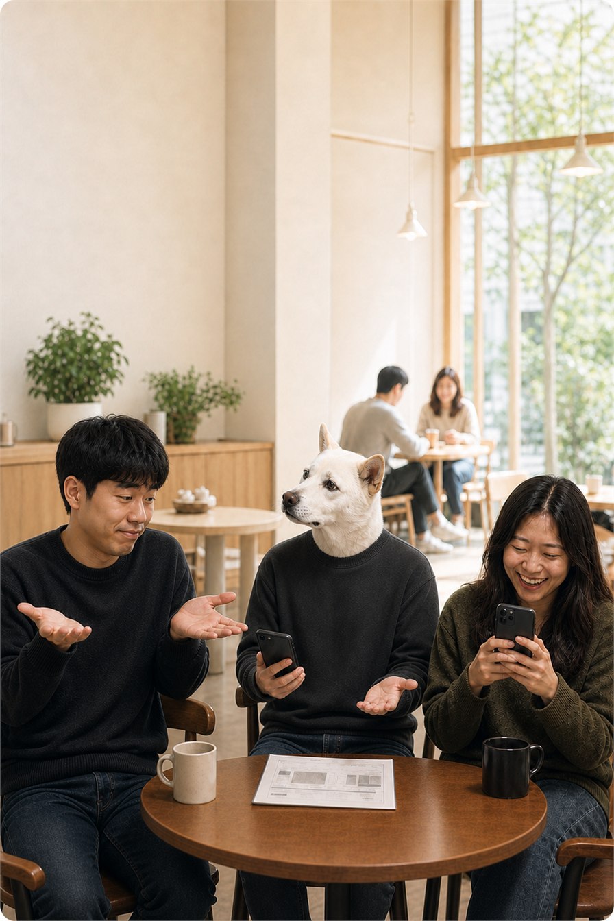 지인들에게 보증보험에 관해 물어보는 사용자